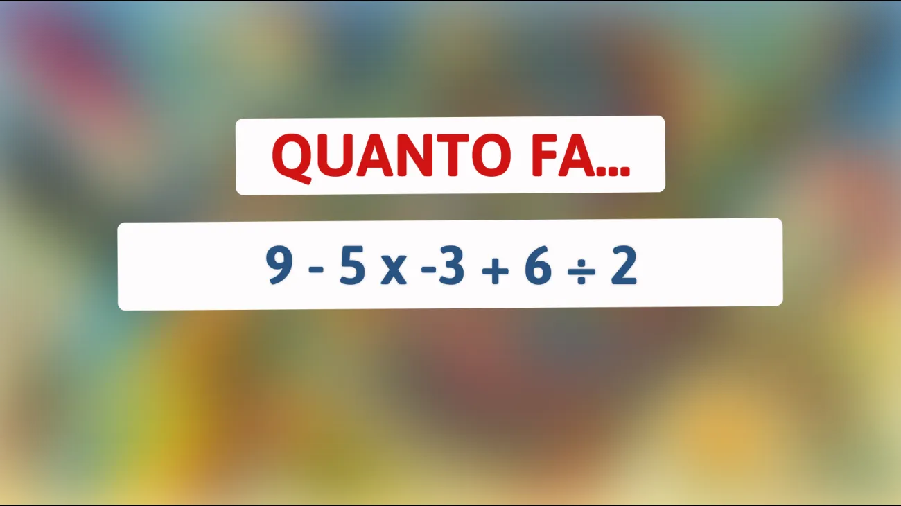 \"Svelato il Mistero del Calcolo Impossibile: Solo il 1% Riesce a Risolvere Questa Sfida!\""