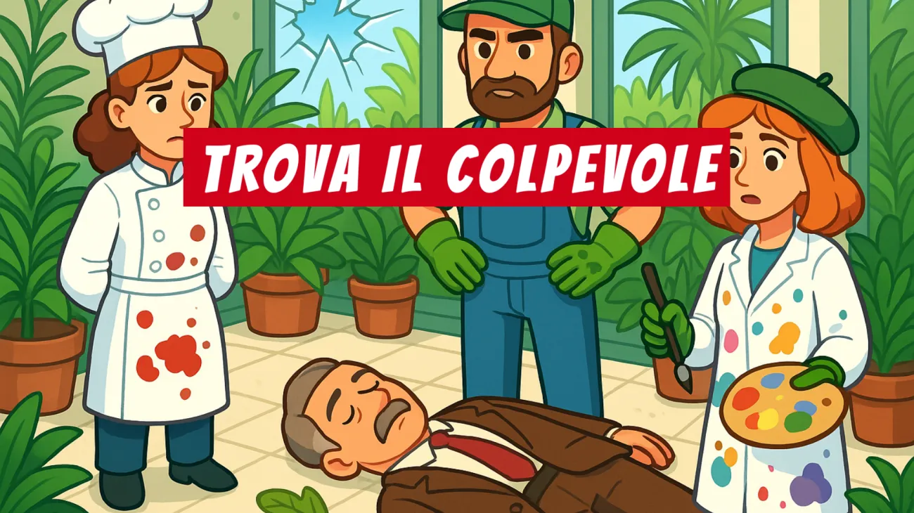 Solo chi ha davvero un cervello da genio riesce a smascherare l’assassino nella serra: il mistero che sta facendo impazzire il web! Ci provi anche tu?"