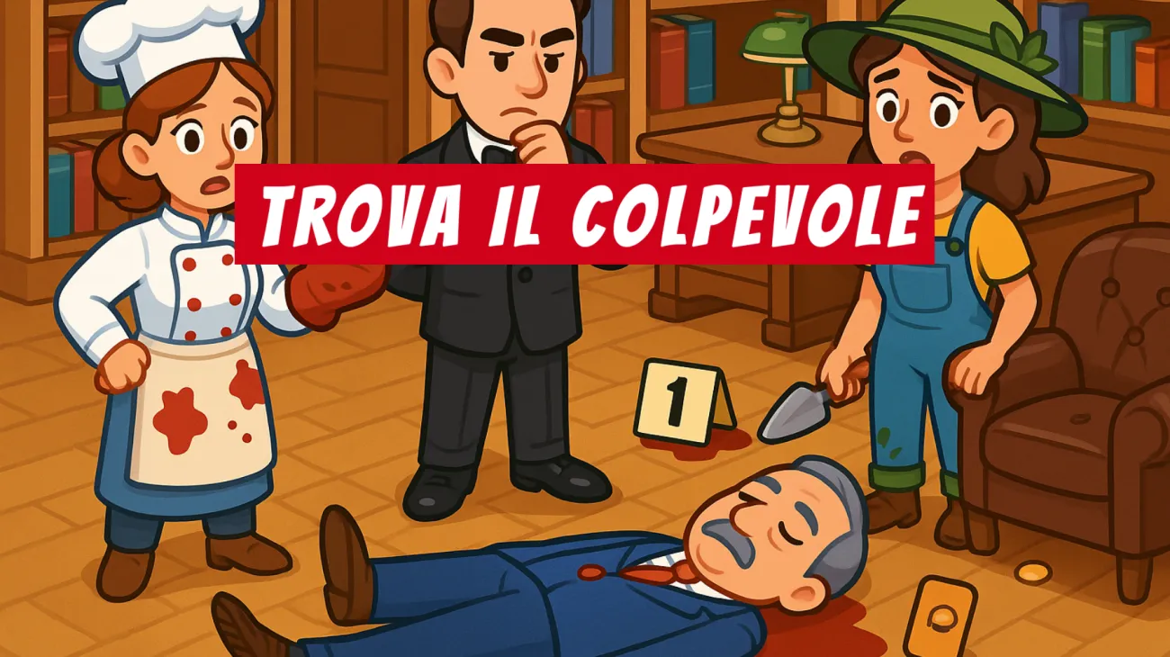 Solo i veri geni riescono a risolvere questo caso: riesci a scoprire chi è l’assassino nella villa vittoriana della biblioteca? Sfida accettata!"