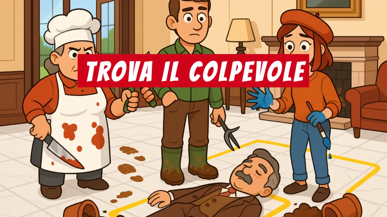 Solo i veri geni svelano il mistero della villa di marmo: riesci a trovare il colpevole che tutti trascurano? Sfida mentale per investigatori da Oscar!"