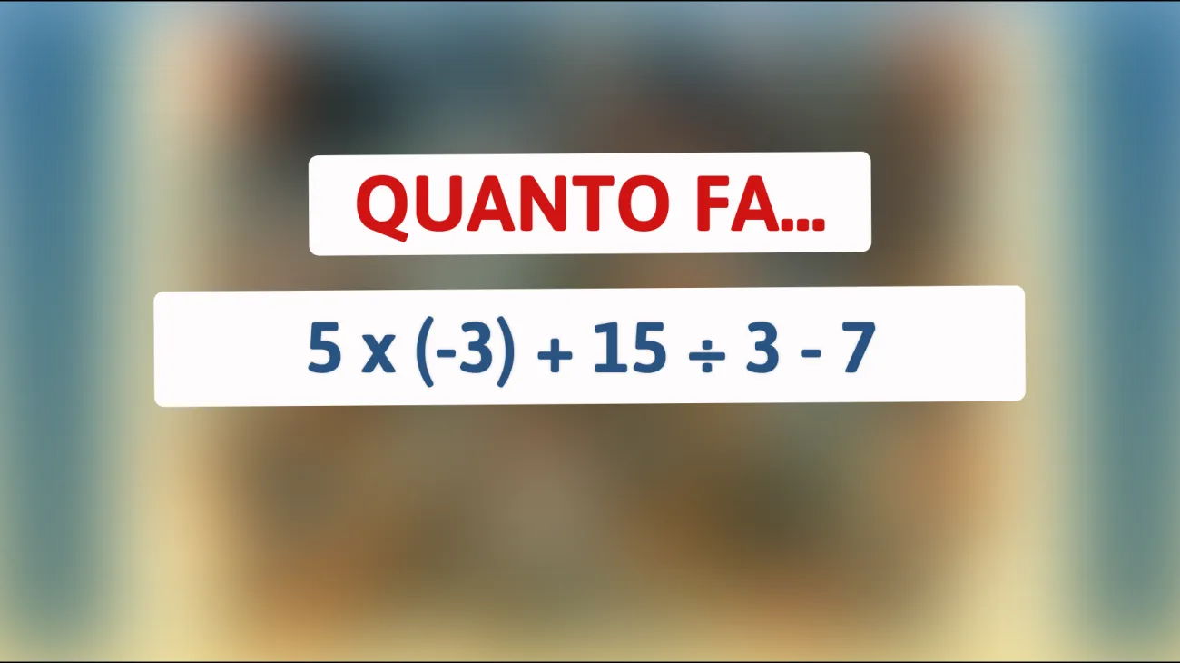 Solo per menti brillanti: risolvi quest'indovinello intricato e scopri se sei davvero geniale!"
