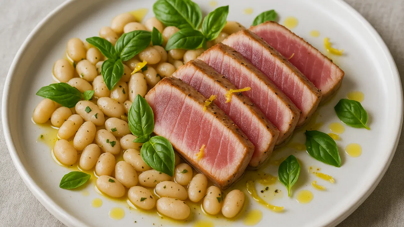 tonno fagioli basilico"